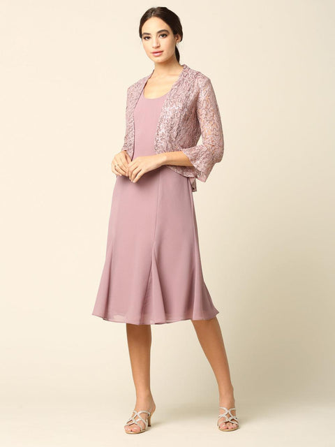 Eva Fashion 3385 Two Piece Set Bolero Jacket