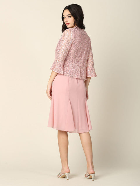Eva Fashion 3385 Two Piece Set Bolero Jacket