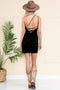 Amelia Couture 6117S Short One-Shoulder Velvet Dress"