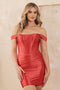 Nox Anabel Short Off-Shoulder Satin Corset Dress R799.