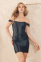 Nox Anabel Short Off-Shoulder Satin Corset Dress R799.