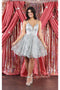 Short Sequin Dress with Spaghetti Straps Mayqueen  MQ1965