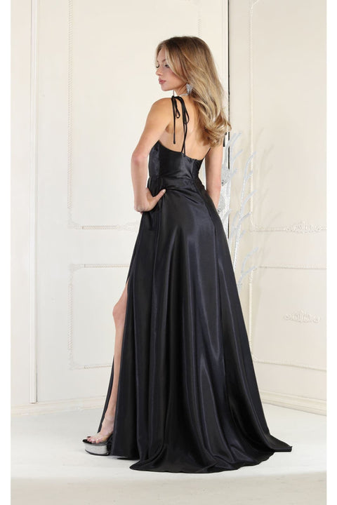 Simple Prom Dresses & Plus-Size Options Mayqueen  MQ1901