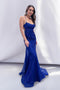 Amelia Couture TM1014 Sleeveless Glitter Mermaid Dress