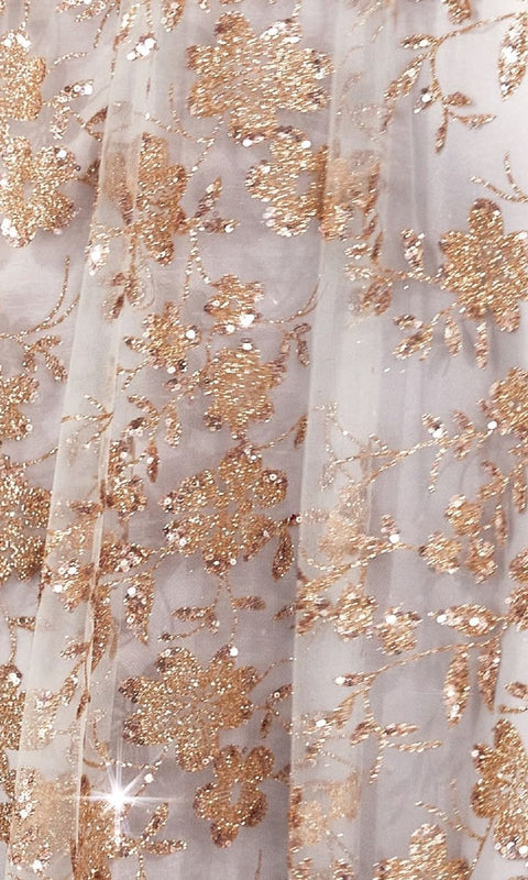 Ladivine T606 Long Prom Gown with Elegant Silhouette
