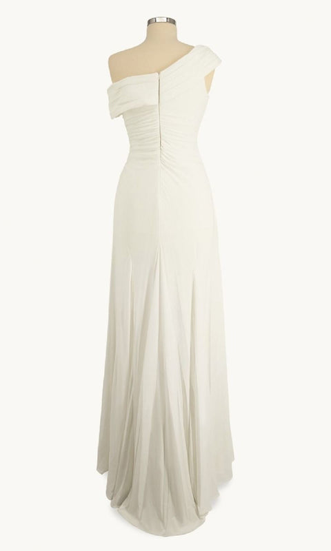 Ladivine T805W Long Prom Gown with Elegant Silhouette