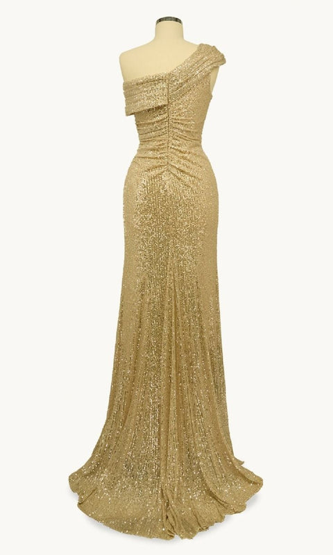 Ladivine T806 Long Prom Gown with Elegant Silhouette