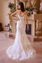 Ladivine WL053 Sleeveless Fitted Bridal Gown with Appliqué