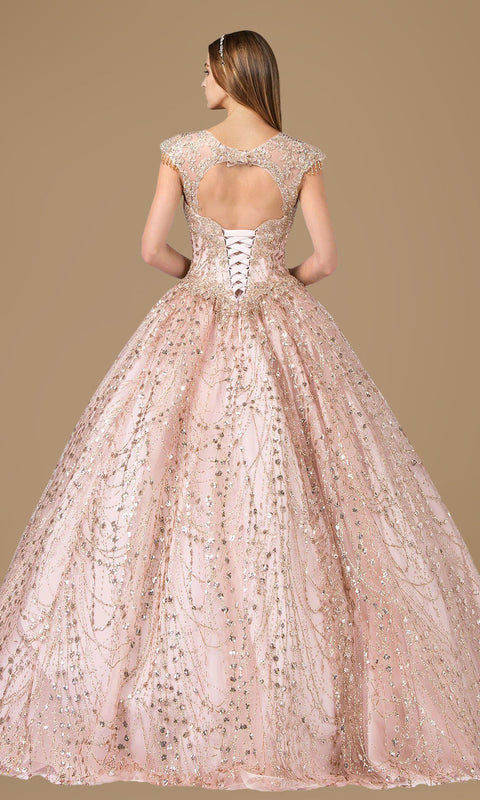 Dylan & Davids Long Quinceanera Dress Ball Gown