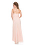 Pink Sweetheart Neckline Ruched with High-Low Chiffon Dress 2699 by Nox Anabel