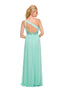 One Shoulder Strap Sweetheart Ruched Long Gown 2726 by Nox Anabel