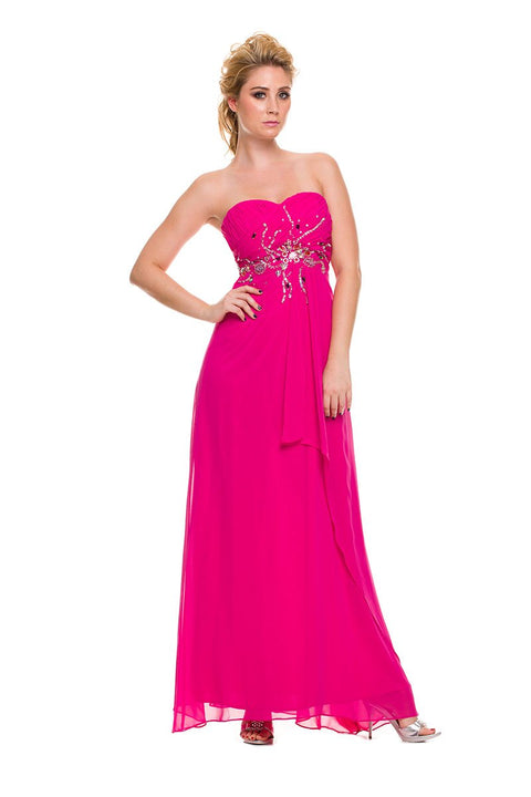 Sweetheart Chiffon Prom Dress with Beaded Bodice 2730 by Nox Anabel