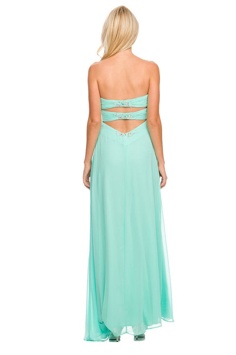 Sweetheart Chiffon Prom Dress with Beaded Bodice 2730 by Nox Anabel