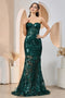 Adora 3203 Sheer Mermaid Dress with Strapless Sequin Print