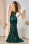 Adora 3203 Sheer Mermaid Dress with Strapless Sequin Print