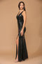 Formal Long Sleeveless Sequins Fitted Dress
