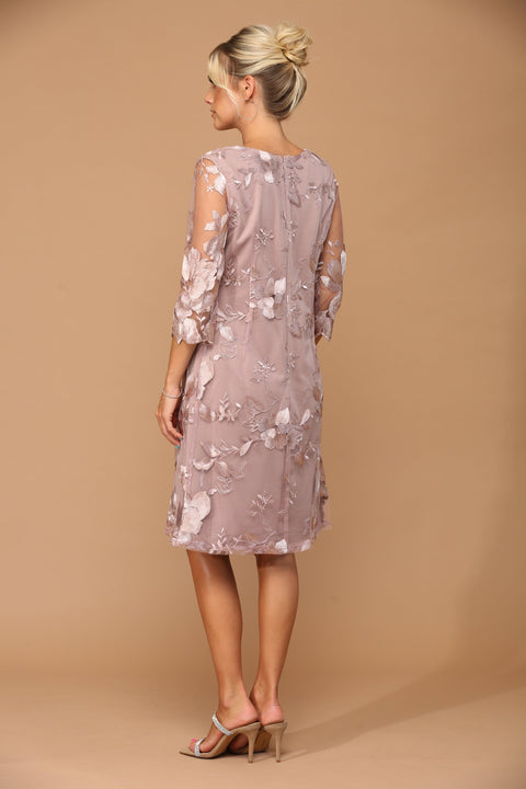 Short Mother of the Bride and Groom  Chiffon Dress