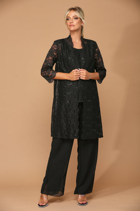 Mother of the Bride and groom Church Long Jacket Pant Suit