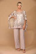 Formal Mother of the Bride Cape Pant Set