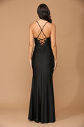 Long Spaghetti Strap Bridesmaids Formal Prom Gown