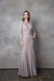 Mother of the Bride Long 3/4 Sleeve Lace Dress