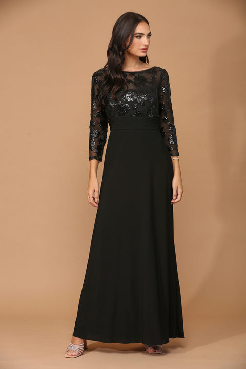 Mother of the Bride and Groom Long Formal Evening Dress
