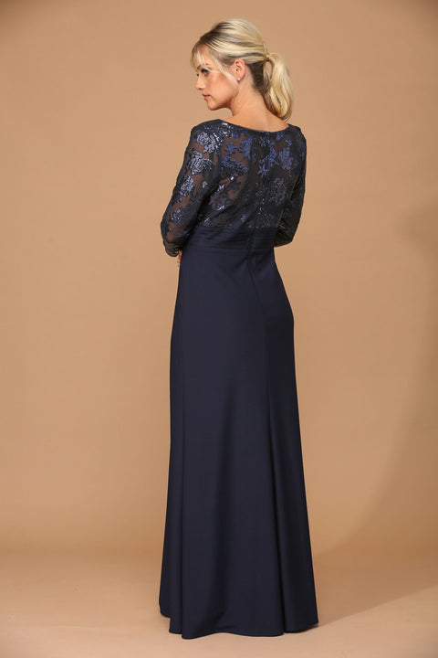 Mother of the Bride and Groom Long Formal Evening Dress