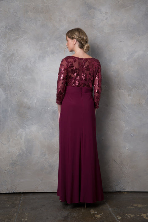 Mother of the Bride and Groom Long Formal Evening Dress
