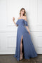 Long Formal Chiffon Evening Gown for Bridesmaids