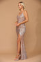 Formal Evening Prom Gown with Long Spaghetti Strap