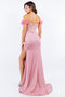 Vestido con hombros descubiertos Blossom Elegance - Cinderella Couture 8050J