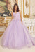 Nox Anabel CU1115: Sleeveless Ball Gown with 3D Floral Appliques