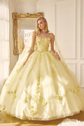 FLORAL BALL GOWN BY JULIET 1436