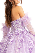 Sweetheart 3D Floral Ball Gown by Elizabeth K GL1986