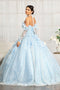 Sweetheart 3D Floral Ball Gown by Elizabeth K GL1986