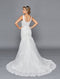 Deklaire Bridal 439 Sleeveless Trumpet Wedding Gown Beaded Lace