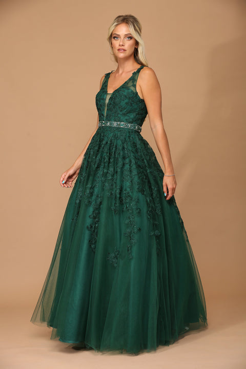 Formal Sleeveless Prom Ball Gown Casual Wedding Dress