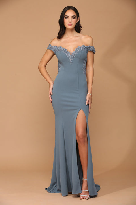 Off Shoulder Formal Evening Prom Dress