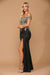 Formal Long Off Shoulder Metallic Prom Dress