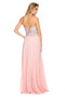 Sweetheart Beaded Top Lace Back Chiffon Dress 8121 by Nox Anabel