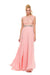 Chiffon Beaded Top Cap Sleeves Long Prom 8128 by Nox Anabel