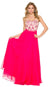 Top Adorned with Beads Strapless Prom Long Chiffon Dress 8146 By Nox Anabel