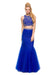Elegant Two Piece Halter Embellished Crop-Top Party Dress 8156 By Nox Anabel