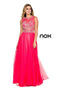 A-Line Fully Beaded Top with Long Prom Chiffon Dress 8158 By Nox Anabel