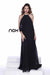 Sleeveless, Sparling Beads Embellished High Neck Long Gown_8197 by Nox Anabel