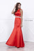 Jewel Neckline Beaded Waist Trumpet Mermaid Prom Gown 8320 By Nox Anabel