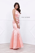 Jewel Neckline Beaded Waist Trumpet Mermaid Prom Gown 8320 By Nox Anabel
