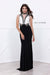 Ornate Beading Contrast Jewel Illusion Long Evening Prom Dress 8364 by Nox Anabel