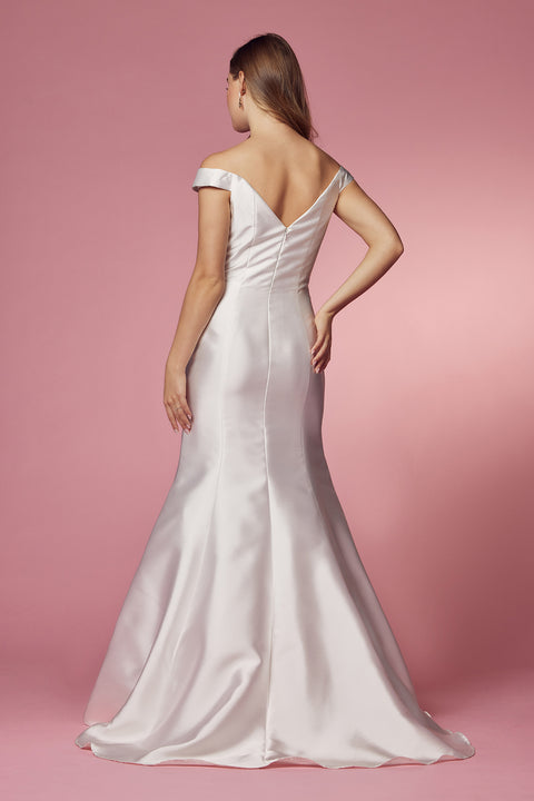 SWEETHEART NECKLINE WITH OFF SHOULDER LONG FITTED MERMAID SD-C004