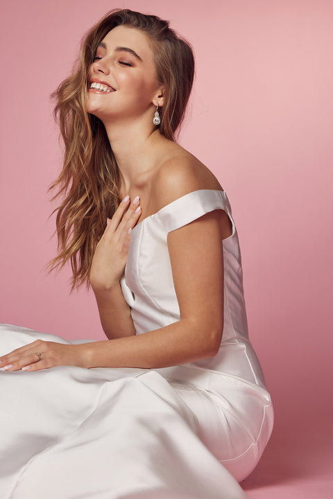 SWEETHEART NECKLINE WITH OFF SHOULDER LONG FITTED MERMAID SD-C004
